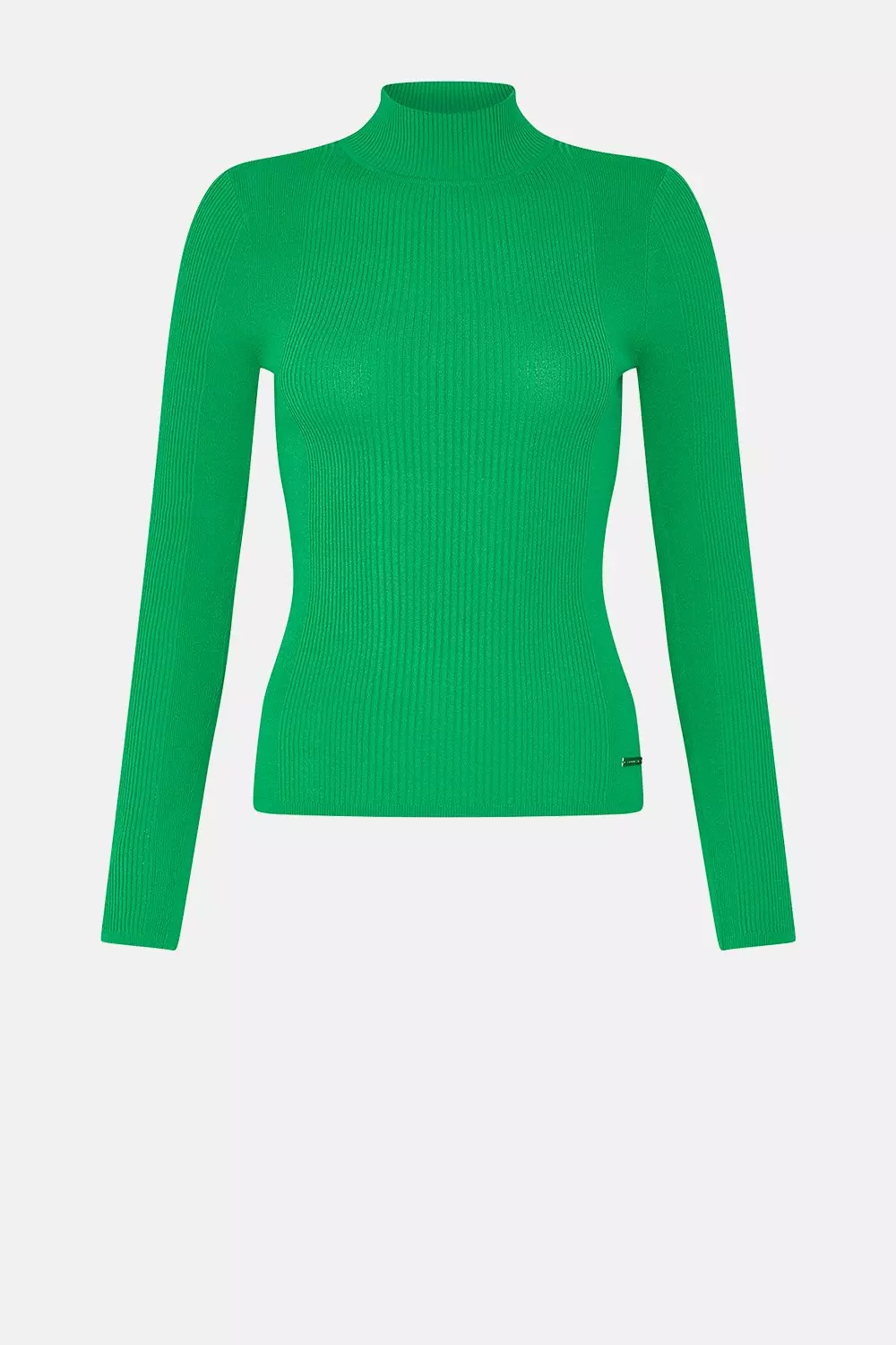 Green ribbed turtleneck sale